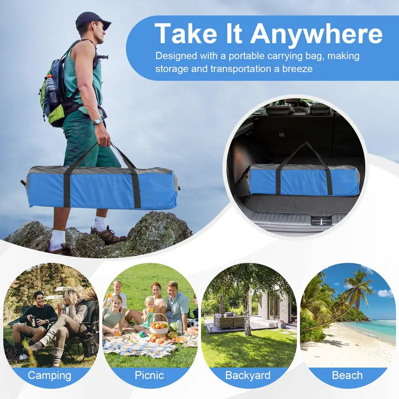 All-Season 2–3 Person Dome Tent with Detachable Rainfly and Reinforced Wind Resistance