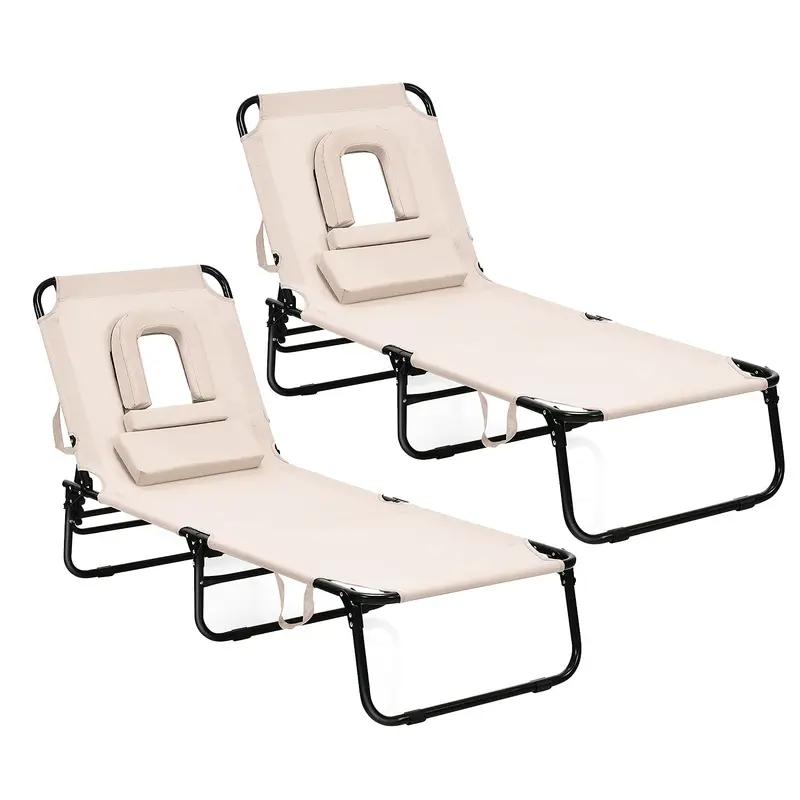 All-Terrain Folding Lounge Chair – Beach, Pool, Balcony & Patio Ready