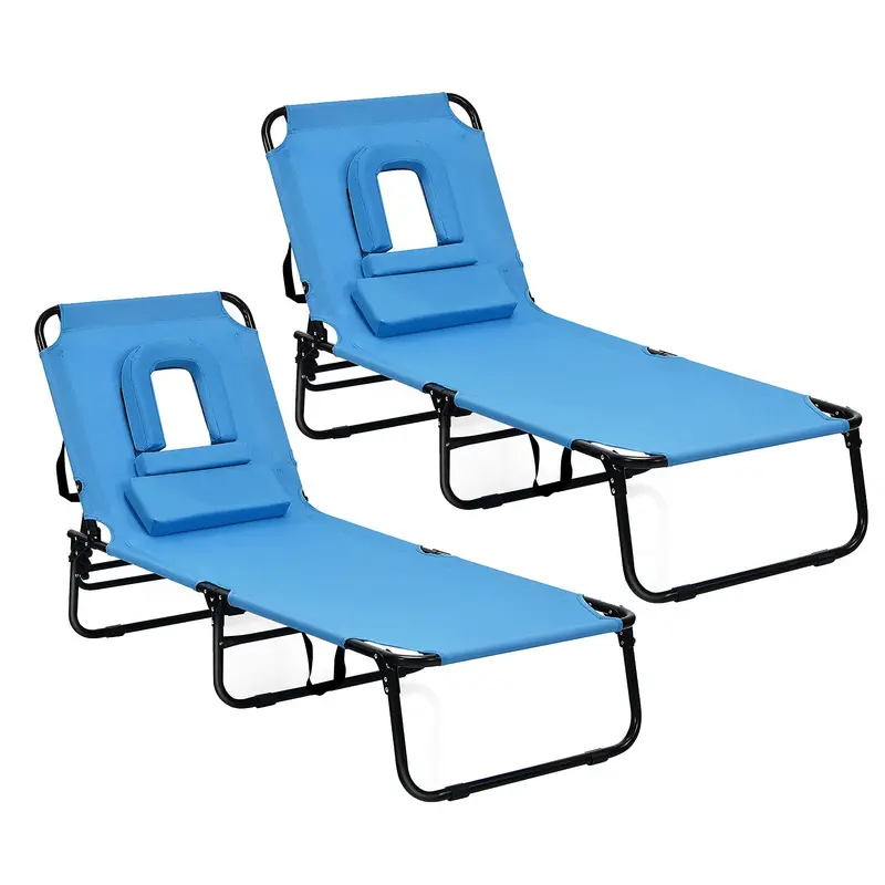 All-Terrain Folding Lounge Chair – Beach, Pool, Balcony & Patio Ready