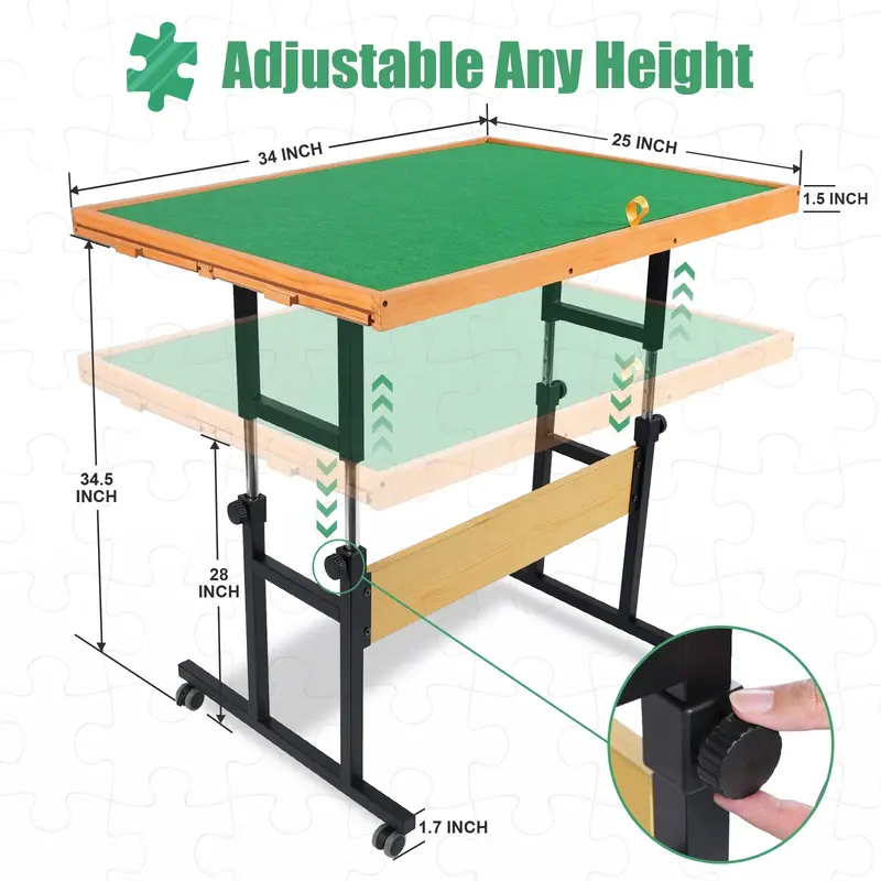ALL4JIG Modular Adjustable Drawer Unit – Portable Workshop Storage with Three Tilt Angles