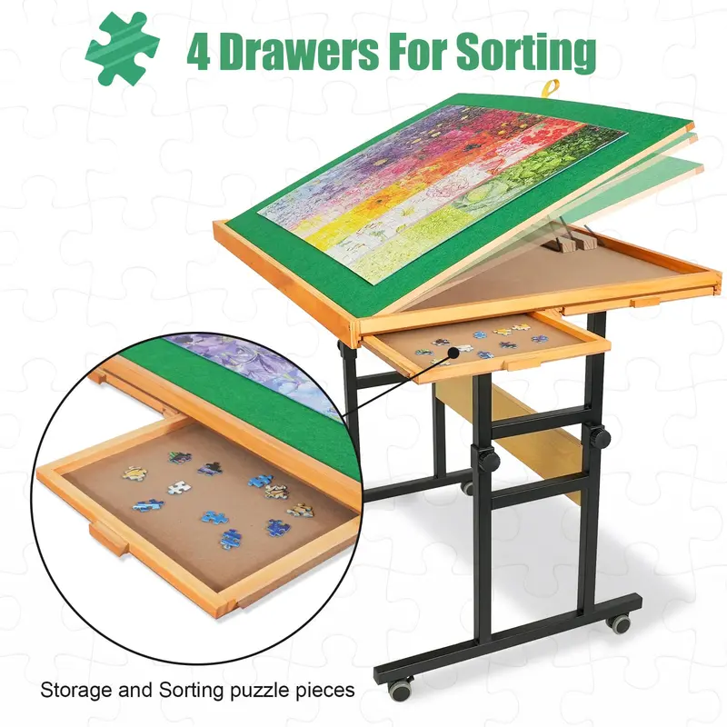 ALL4JIG Modular Adjustable Drawer Unit – Portable Workshop Storage with Three Tilt Angles