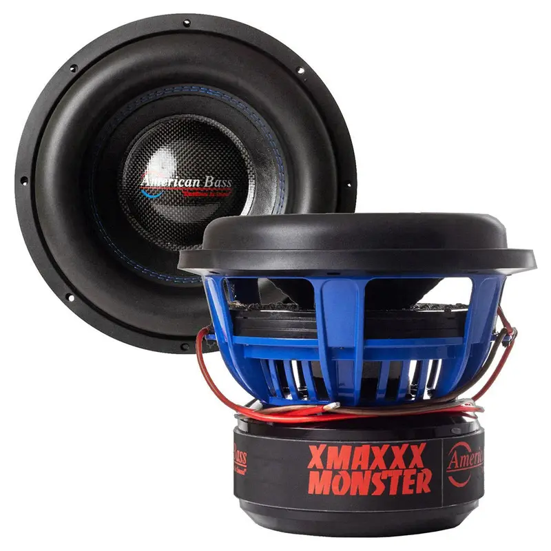 American Bass 12XMAX Subwoofer – 12-Inch Dual 2-Ohm Driver, 3500W RMS Power Handling