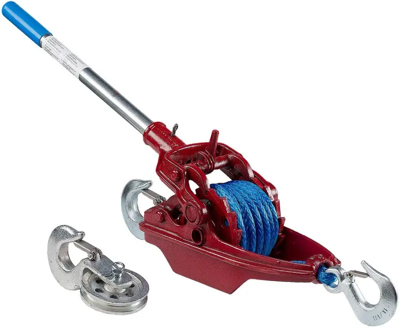 Amsteel Blue 3-Ton Ratchet Puller with 35-Foot High-Tensile Rope
