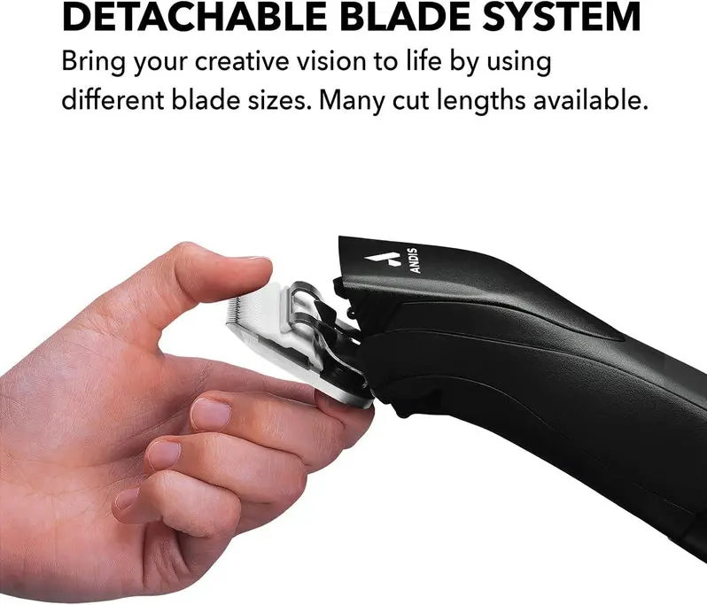 Andis Pulse ZR II Cordless Pet Grooming Clipper – 5-Speed Detachable Blade Tool with Rechargeable Lithium-Ion Battery and LED Charge Indicator