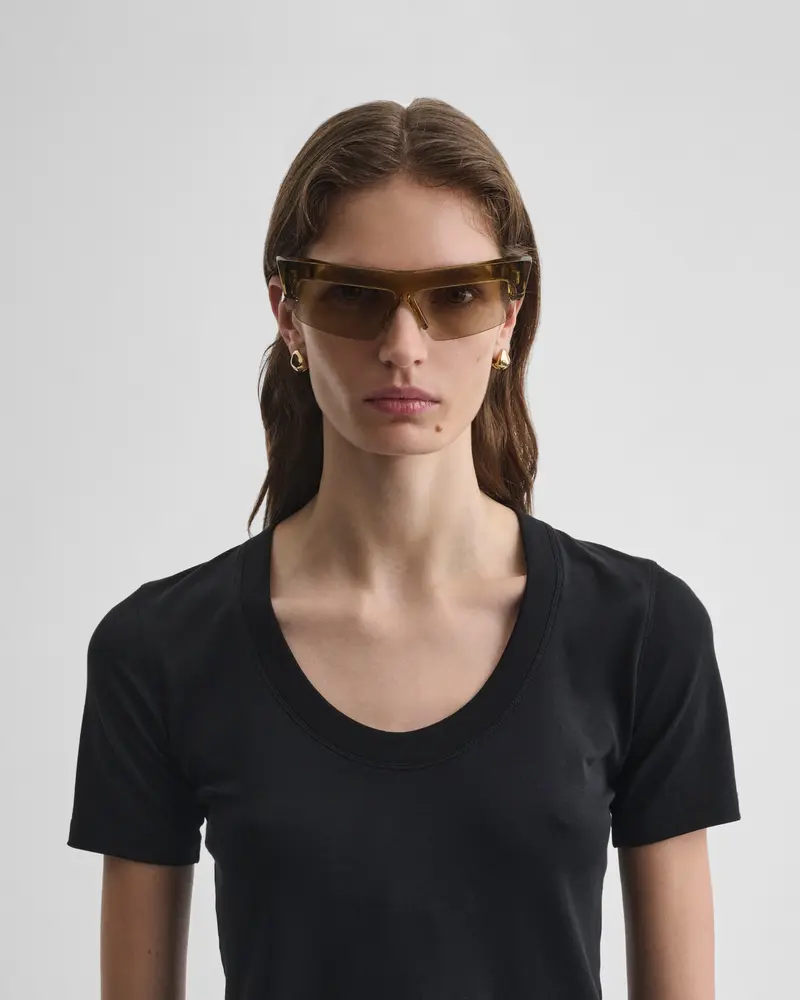 Angular Light Khaki Acetate Sunglasses – Sliced Cruise Style