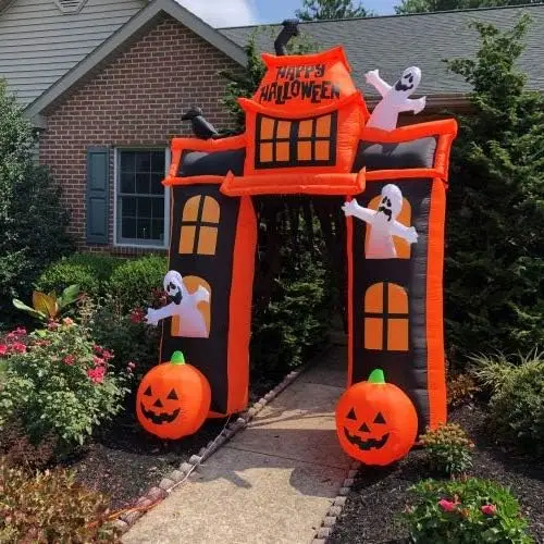 Animated Spooky House Yard Decor Set – Complete Halloween Party Decoration Kit