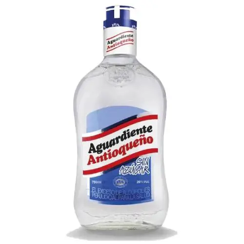 Antioqueno Sugar-Free Aguardiente – Authentic 750ml Colombian Spirit