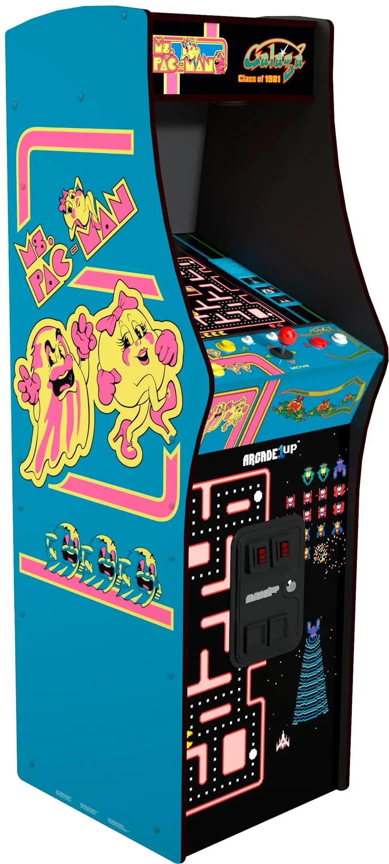 Arcade1Up Class of '81 Deluxe Blue Retro Arcade Cabinet – Full-Size Cabinet with Authentic Gameplay and Stylish Design