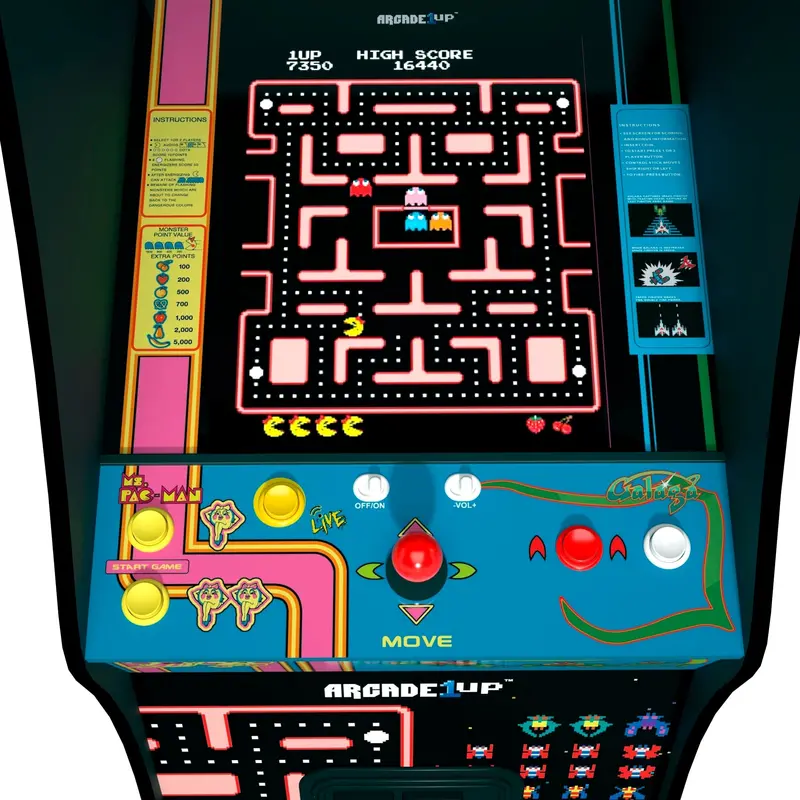 Arcade1Up Class of '81 Deluxe Blue Retro Arcade Cabinet – Full-Size Cabinet with Authentic Gameplay and Stylish Design