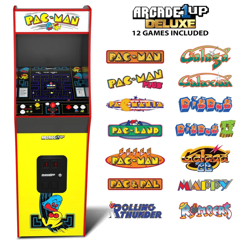Arcade1Up Class of '81 Deluxe Blue Retro Arcade Cabinet – Full-Size Cabinet with Authentic Gameplay and Stylish Design