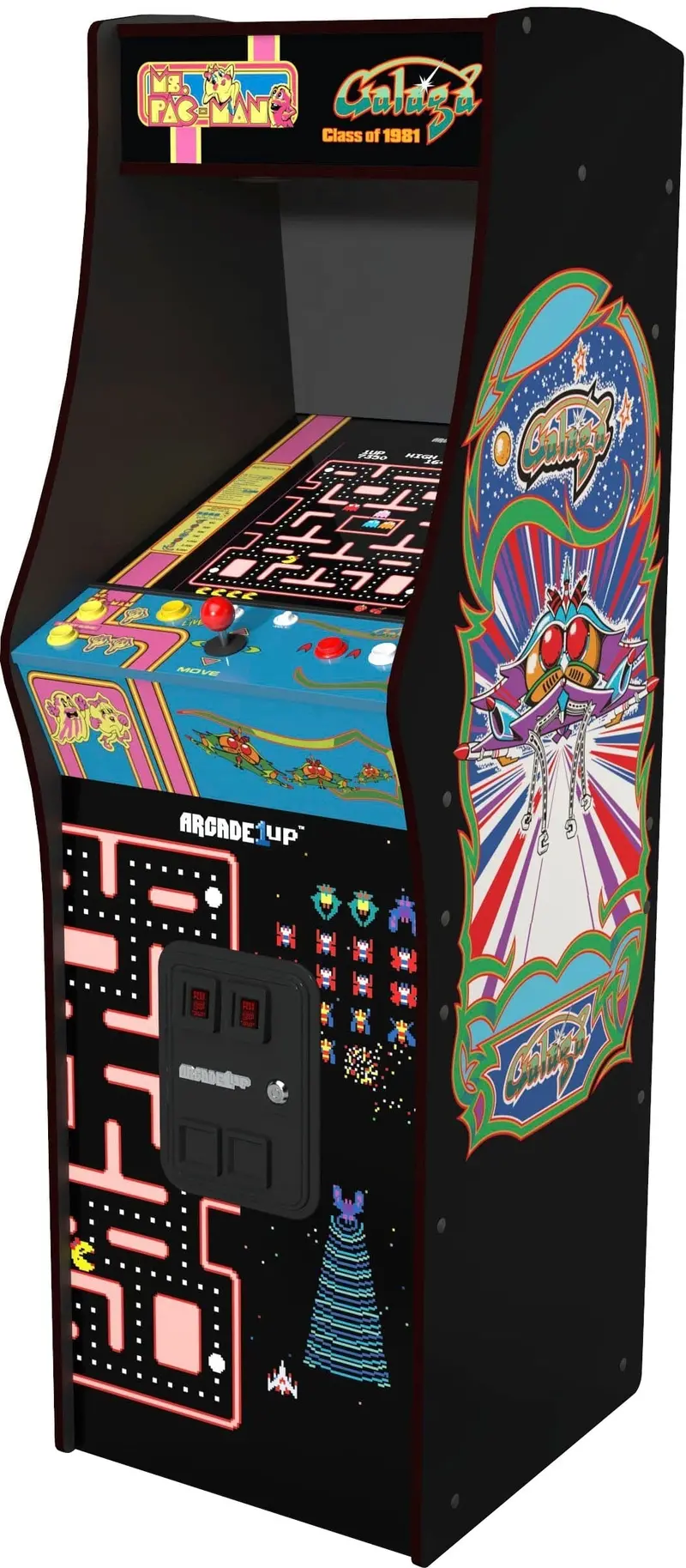 Arcade1Up Class of '81 Deluxe Blue Retro Arcade Cabinet – Full-Size Cabinet with Authentic Gameplay and Stylish Design