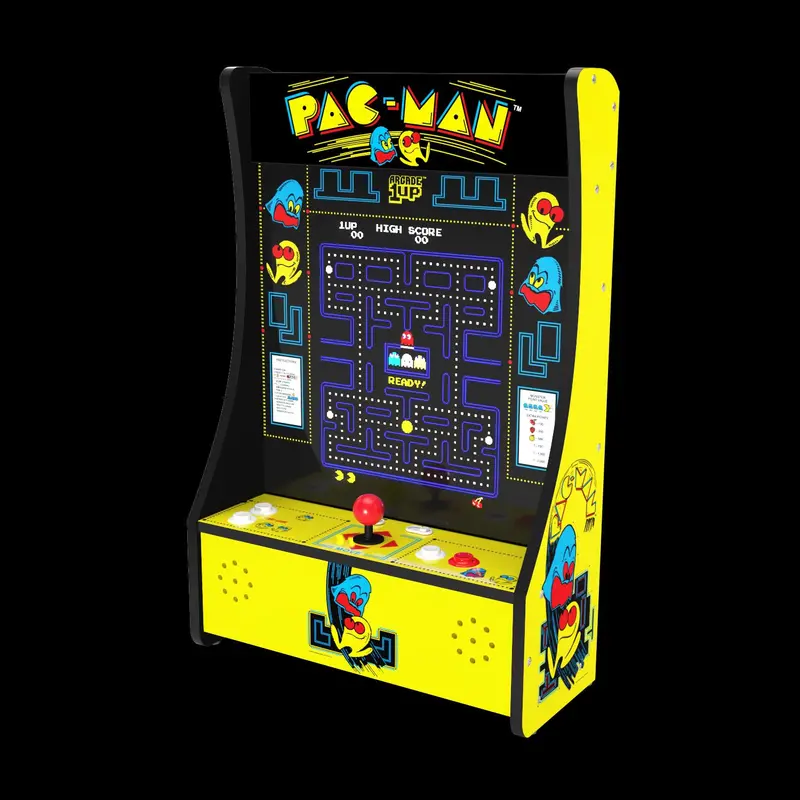 Arcade1Up Pac-Man Partycade Retro Cabinet – Full-Size Multiplayer Arcade Experience
