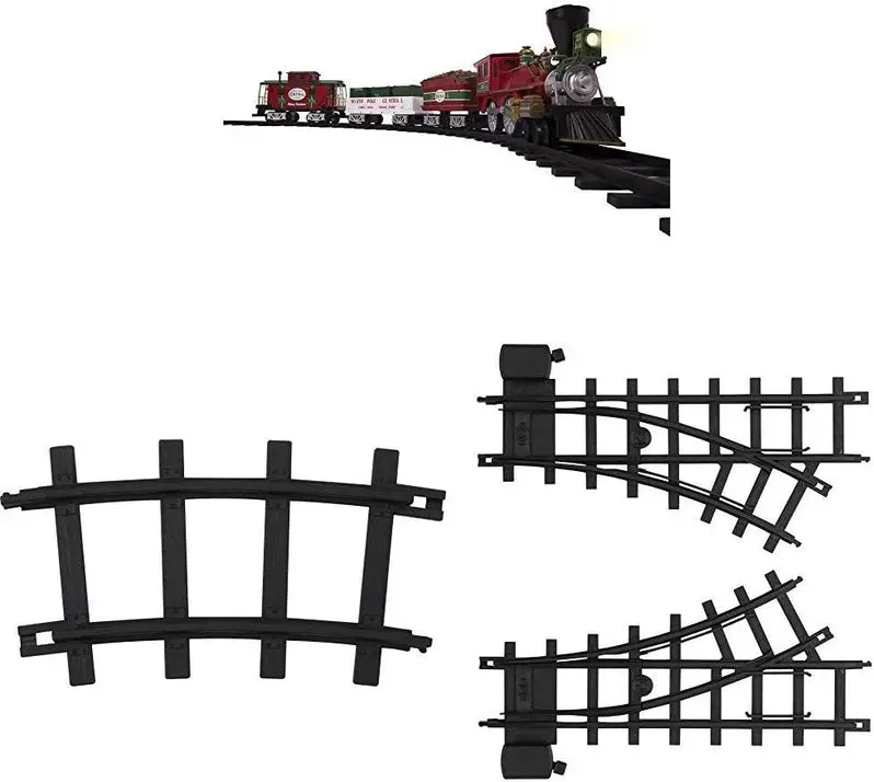 Arctic Central RC Train Set – Battery-Powered Model with Expandable Track System