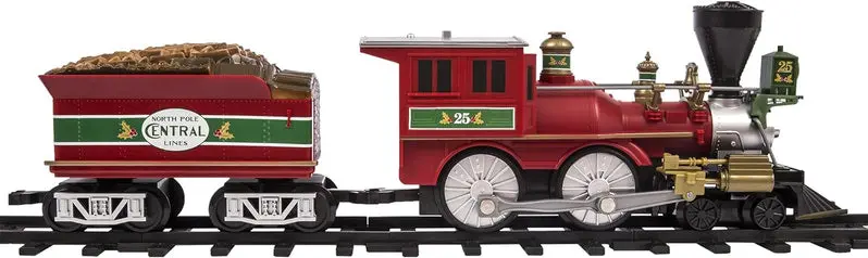 Arctic Central RC Train Set – Battery-Powered Model with Expandable Track System