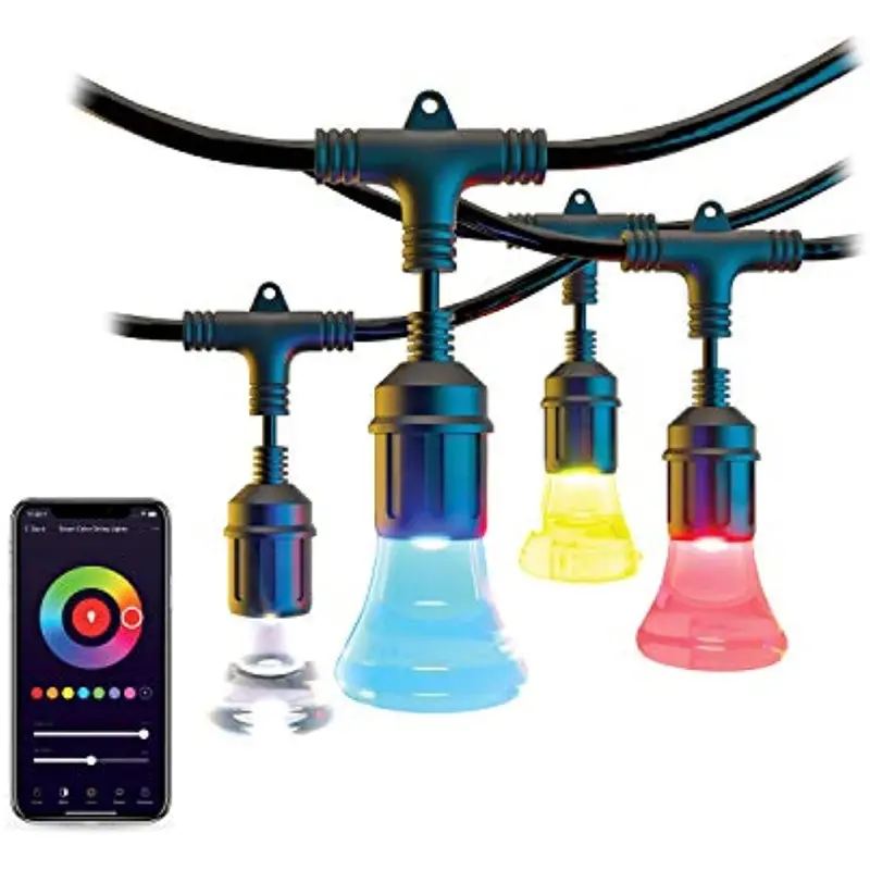 Atomi Smart WiFi Color String Lights – 24-Foot Waterproof LED Strip, App & Voice-Controlled (Alexa/Google)