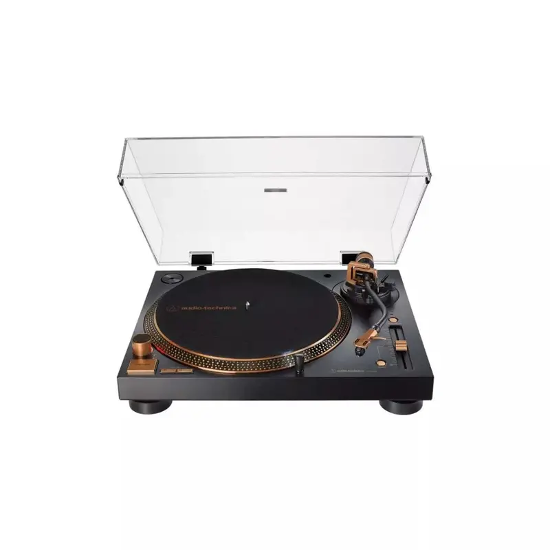 Audio-Technica AT-LP120XUSB-BZ Direct-Drive Turntable – Bronze Edition with Integrated Phono Preamp and USB Audio Capture