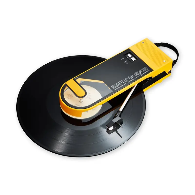Audio-Technica Sound Burger Turntable AT-SB727-YL – Portable Vinyl Player