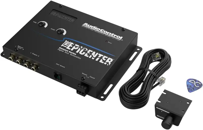 AudioControl Epicenter Bass Restoration Processor – Digital Car Audio Enhancement System with Wired Remote Control