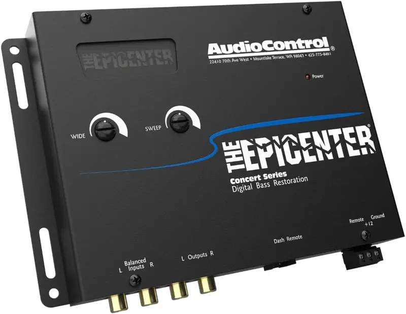 AudioControl Epicenter Bass Restoration Processor – Digital Car Audio Enhancement System with Wired Remote Control