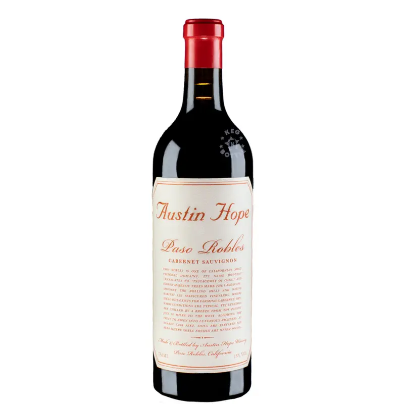 Austin Hope Cabernet Sauvignon (750 ml) – Paso Robles Reserve Red Wine, Critically Rated 94 Points