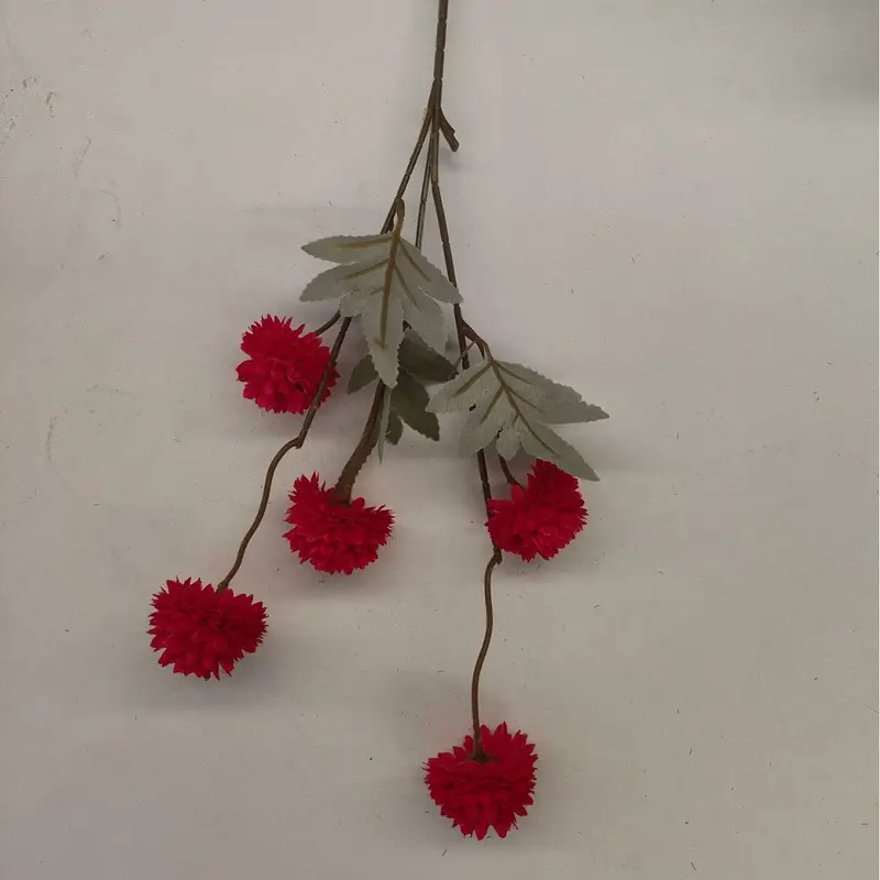 Autumn Dandelion Silk Stem – Textured Faux Branch for Fall Weddings and Hearthside Styling