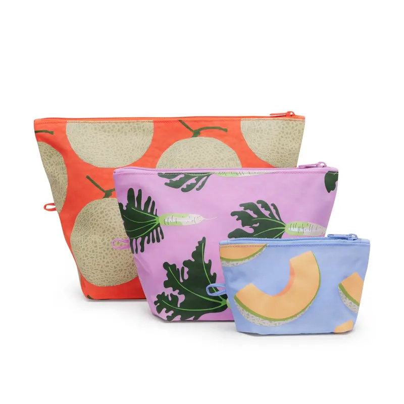 Baggu Eco-Friendly Produce Pouches – Set of 3, Made from Recycled Nylon