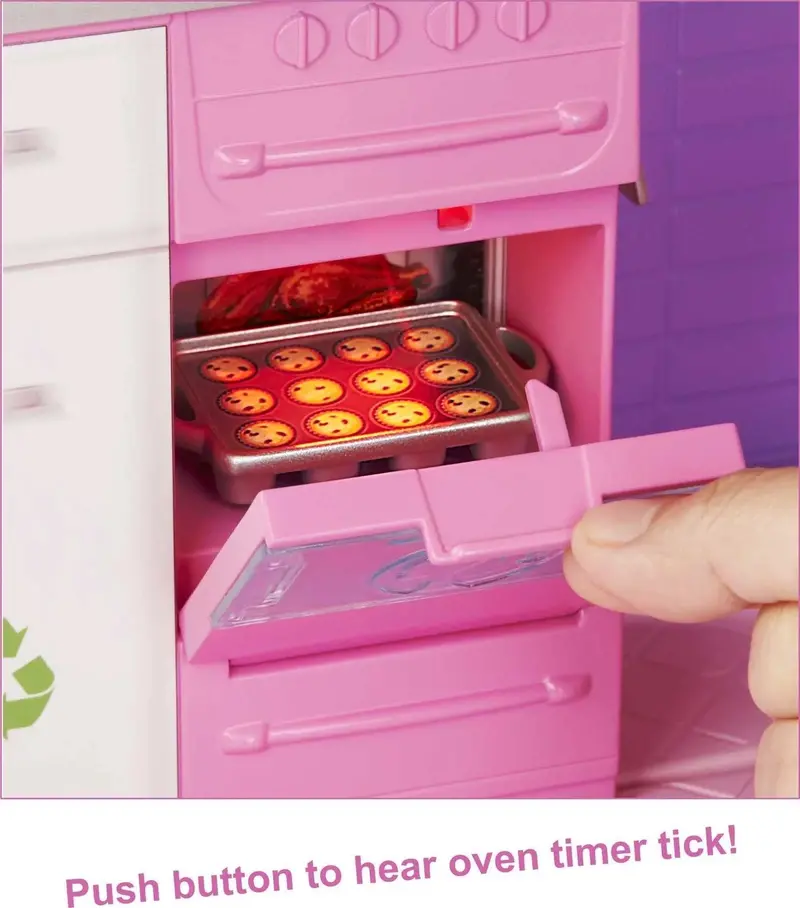 Barbie DreamHouse Interactive Dollhouse with Elevator, Lights, Sound Effects, and Over 70 Play Accessories