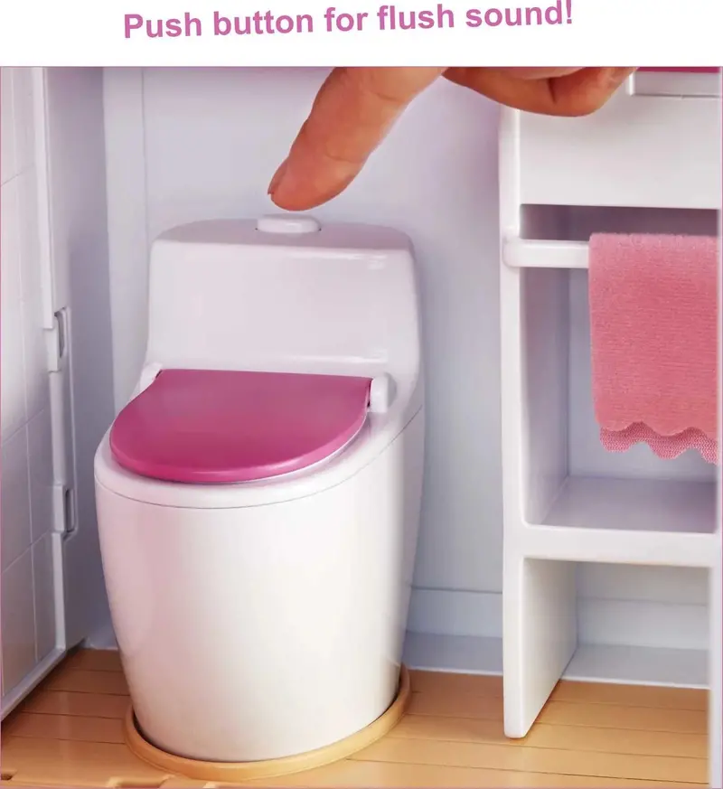 Barbie DreamHouse Interactive Dollhouse with Elevator, Lights, Sound Effects, and Over 70 Play Accessories
