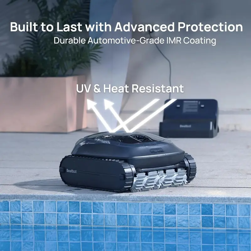 Beatbot AquaSense 2 Cordless Pool Vacuum – Full-Coverage Cleaning for Floors, Walls & Waterlines in In-Ground and Above-Ground Pools (Blue)