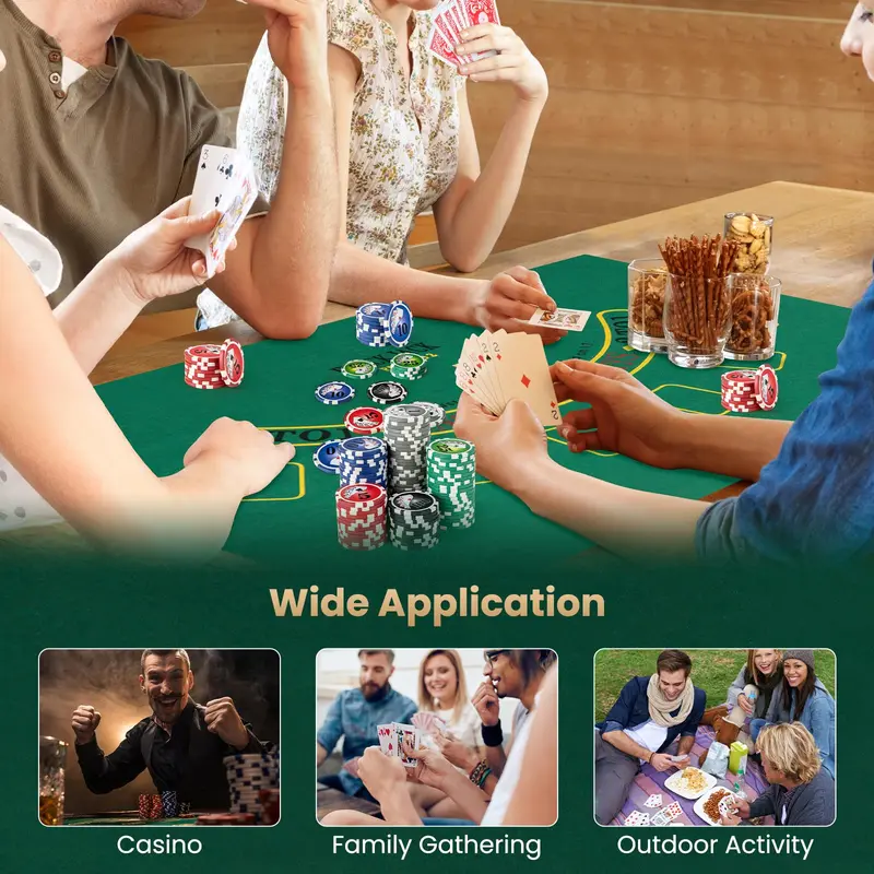 Beginner-Friendly 300-Piece Poker Chip Kit — Themed Set with Cards and Dealer Accessories 2