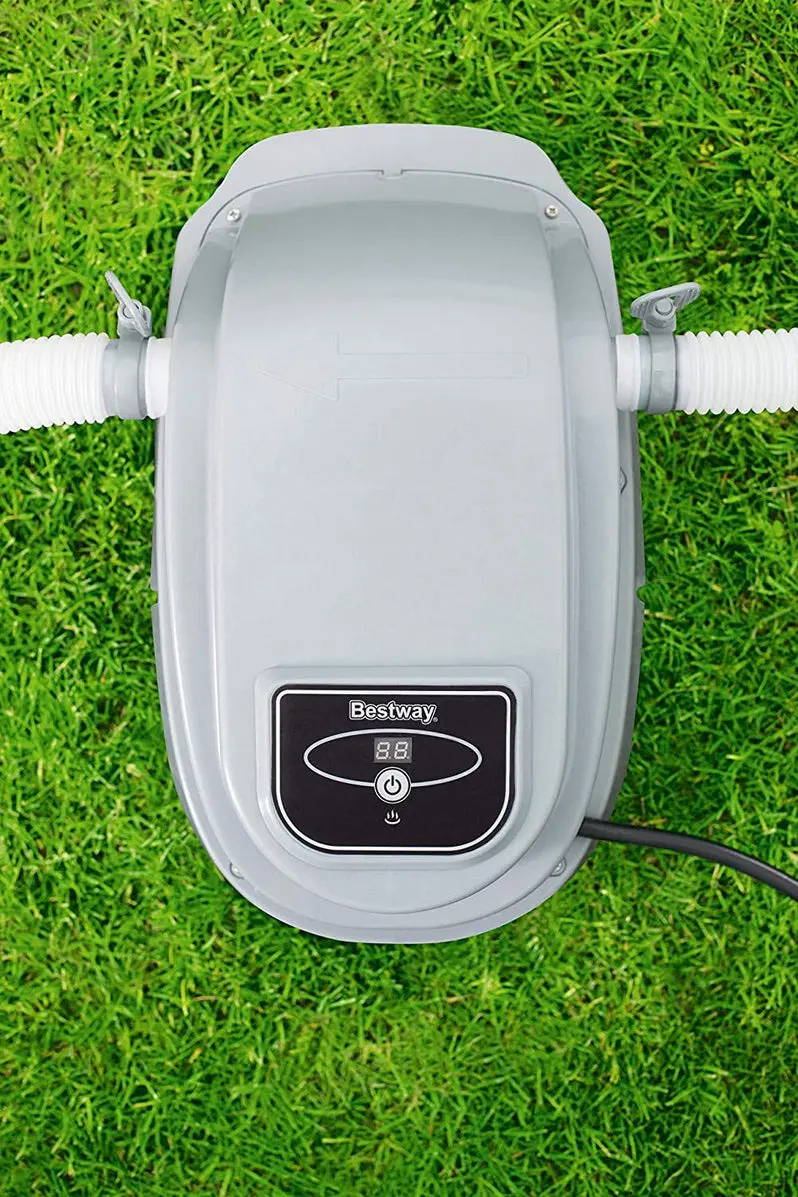 Bestway Energy-Efficient Pool Heater – Above-Ground Swimming Pool Heating System for Year-Round Use