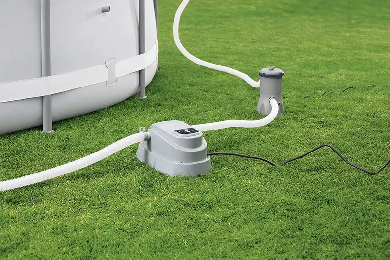 Bestway Energy-Efficient Pool Heater – Above-Ground Swimming Pool Heating System for Year-Round Use