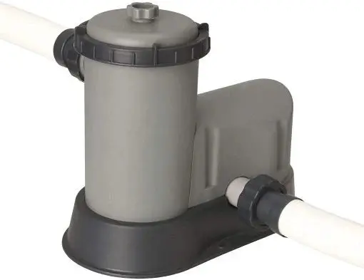 Bestway Power Steel 18' x 9' x 48" Above-Ground Pool Set – Reinforced Steel Frame, Sand Filter Pump, Skimmer, and Vacuum Included