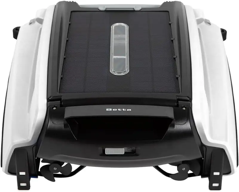 Betta SE Solar-Powered Pool Skimmer – Autonomous Surface Cleaner Featuring 30-Hour Battery Life & Salt-Chlorine-Resistant Motor (Blue)