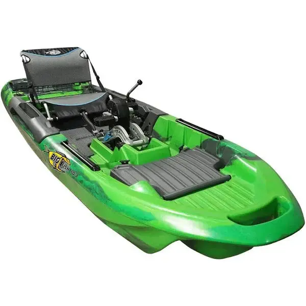 Big Fish 103 Pedal-Driven Fishing Kayak – Camo Green, Wide-Beam Stability & Expanded Deck Space
