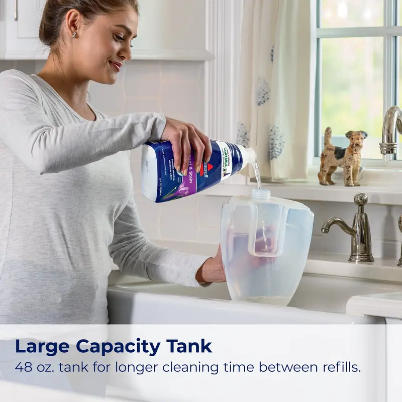 BISSELL Little Green Portable Deep Cleaner — Compact Carpet & Upholstery Stain Remover with Large Tank & Included Cleaning Formula