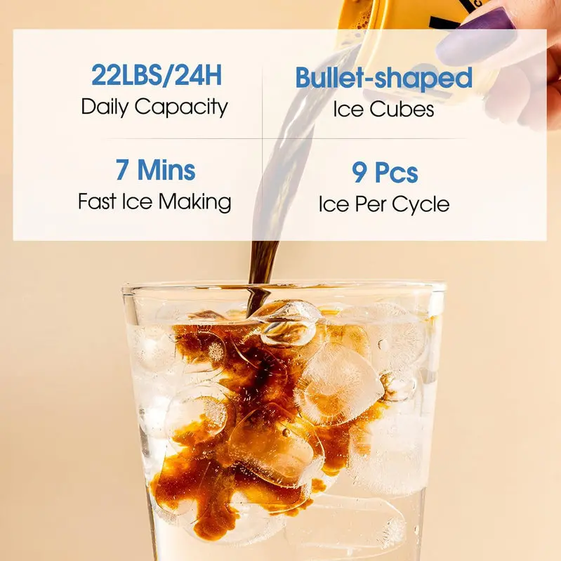 Black Bottom-Load Water Dispenser with Auto-Cleaning Function and Integrated Ice Maker