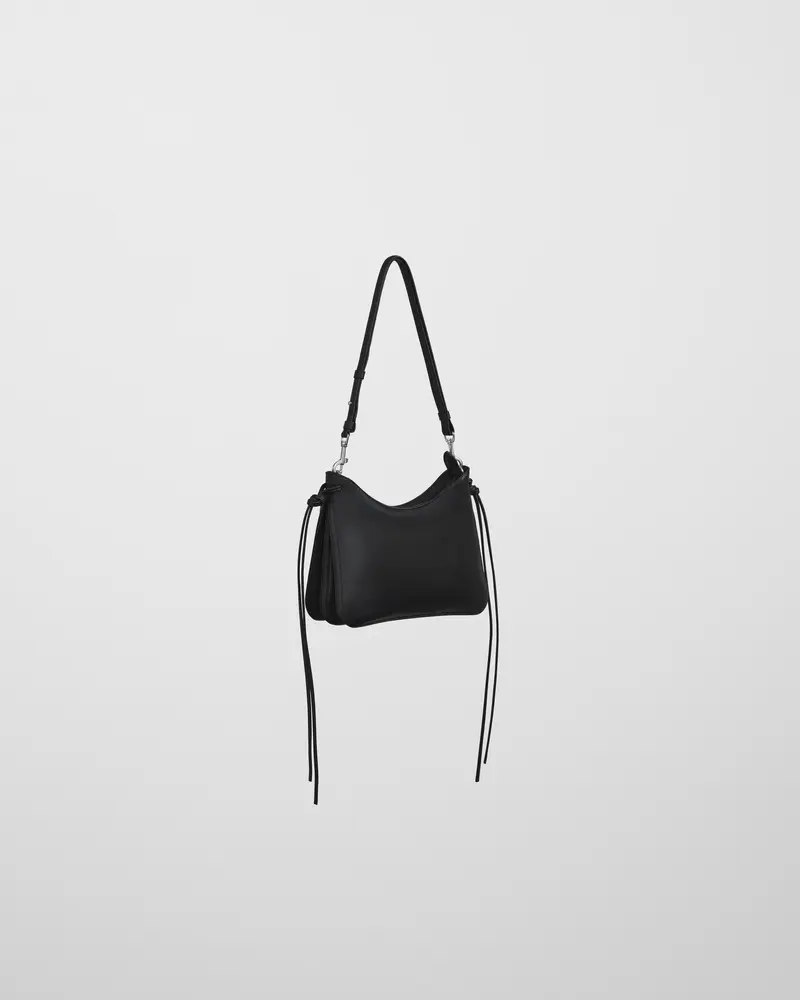 Black Leather Small Gig Bag 2