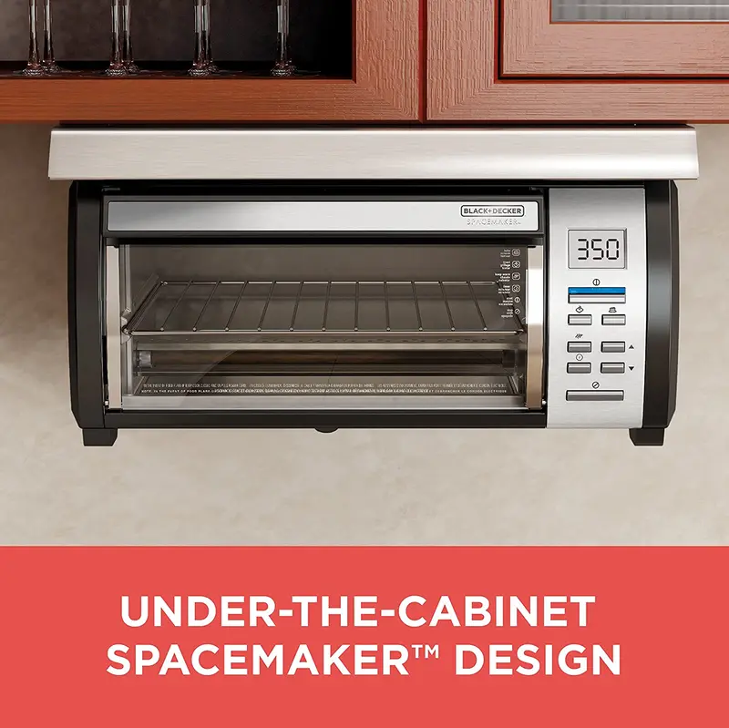 Black & Stainless Steel Spacemaker Under-Counter Toaster Oven (TROS1000D)