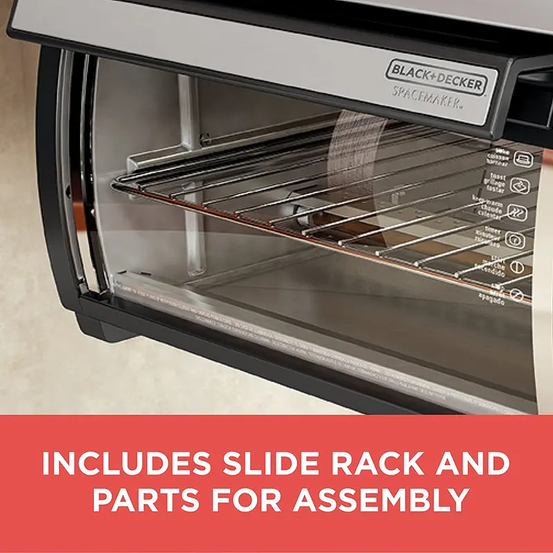 Black & Stainless Steel Spacemaker Under-Counter Toaster Oven (TROS1000D)
