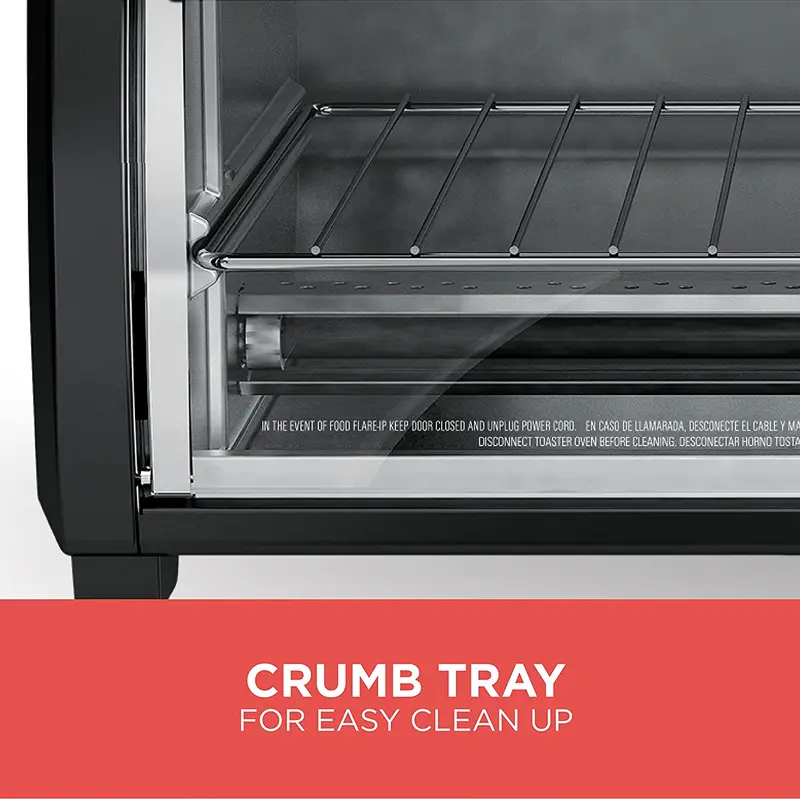 Black & Stainless Steel Spacemaker Under-Counter Toaster Oven (TROS1000D)