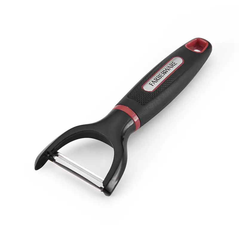 Black Stainless Steel Y-Style Vegetable Peeler – Ergonomic Kitchen Tool for Effortless Peeling and Precision Control