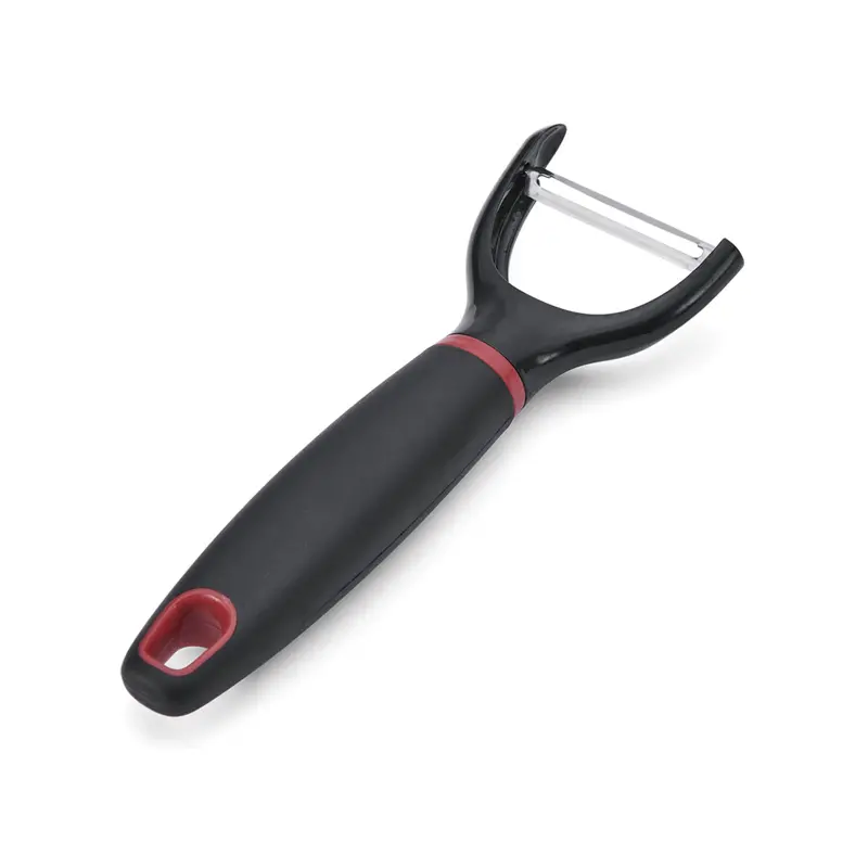 Black Stainless Steel Y-Style Vegetable Peeler – Ergonomic Kitchen Tool for Effortless Peeling and Precision Control