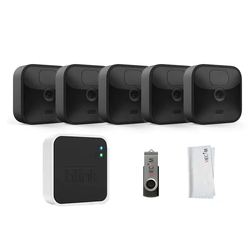 Blink Outdoor Wireless Security System – 5-Camera 1080p HD Setup with Night Vision, Weatherproof Design & Local Storage