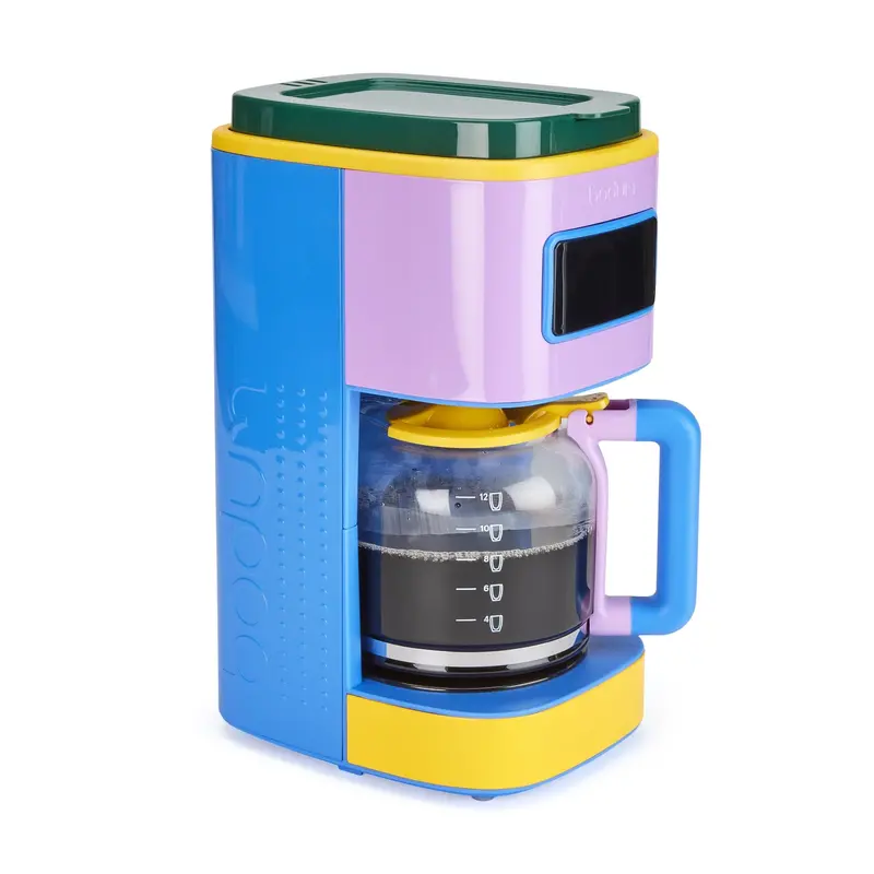 Bodum 12-Cup Programmable Coffee Maker – Blue Multi-Function Brew Station