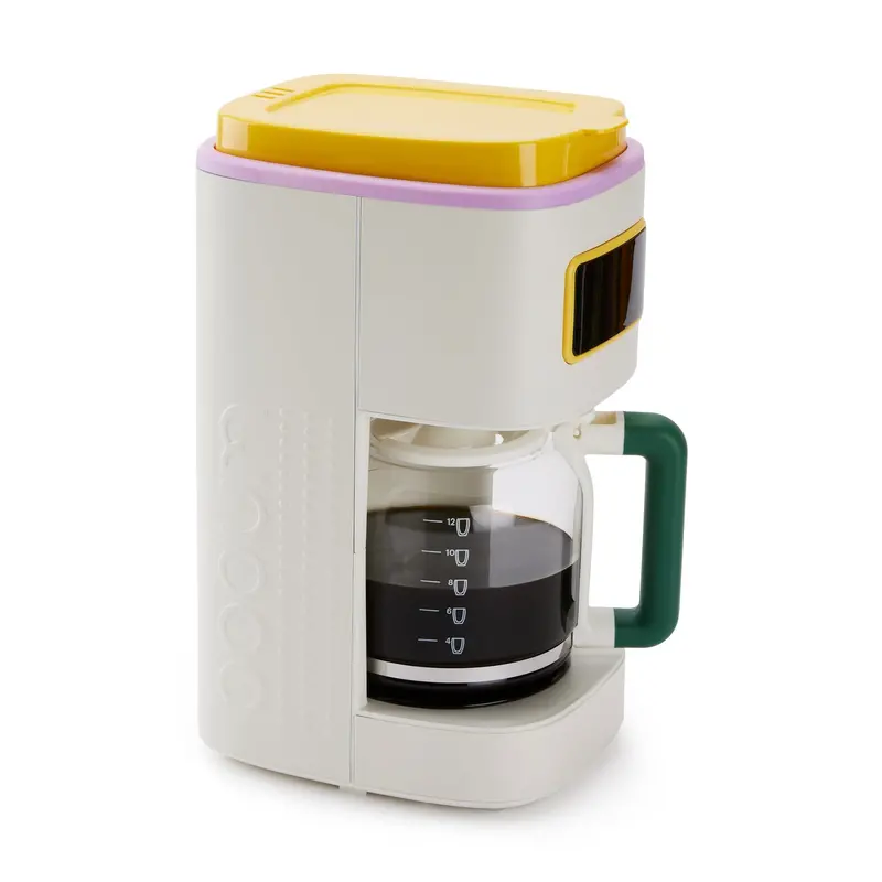 Bodum 12-Cup Programmable Coffee Maker – White Multi-Function Brew Station