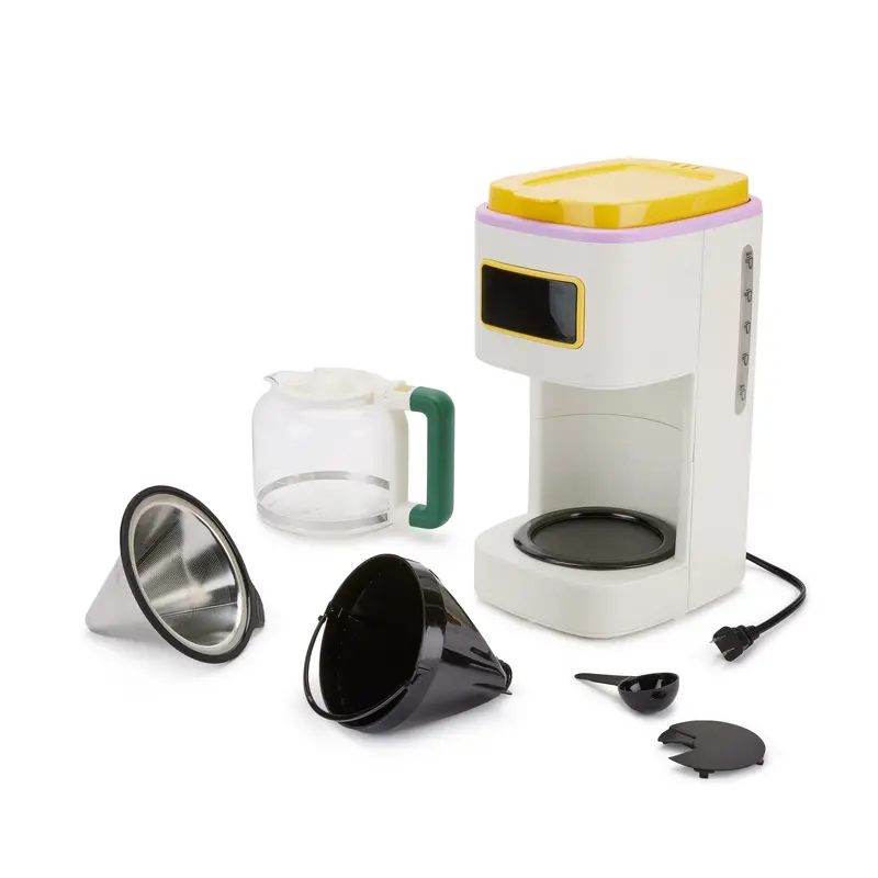 Bodum 12-Cup Programmable Coffee Maker – White Multi-Function Brew Station