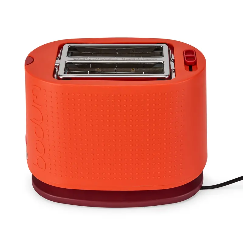 Bodum Bistro 2-Slice Toaster in Vibrant Red Finish