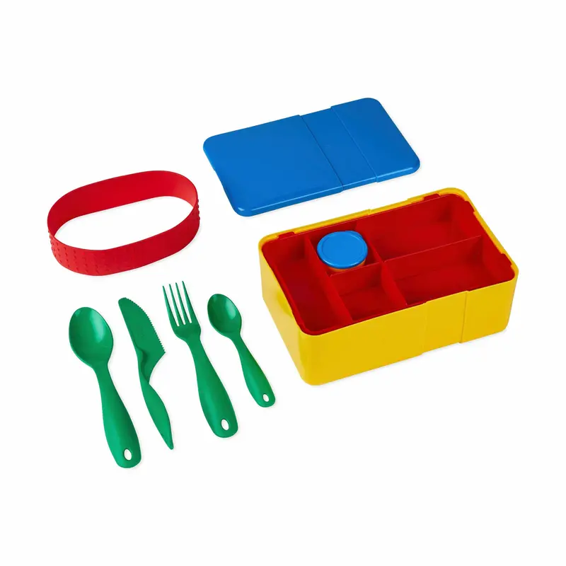 Bodum Bistro Lunch Container Made from Recycled Plastic – Includes Utensils