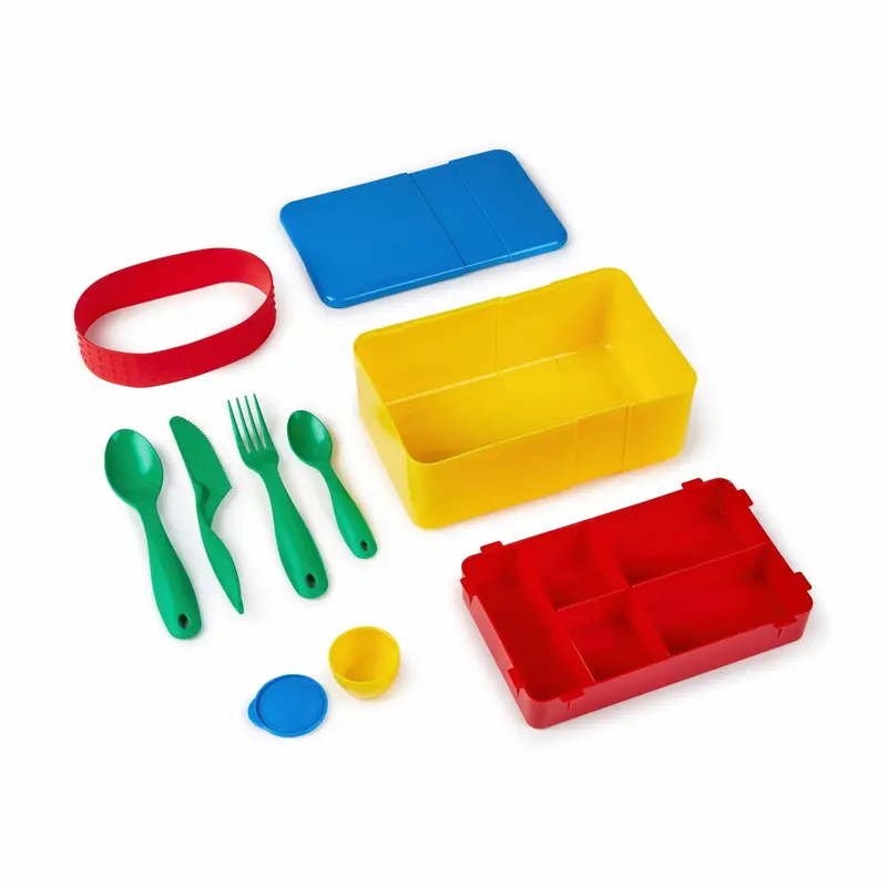 Bodum Bistro Lunch Container Made from Recycled Plastic – Includes Utensils